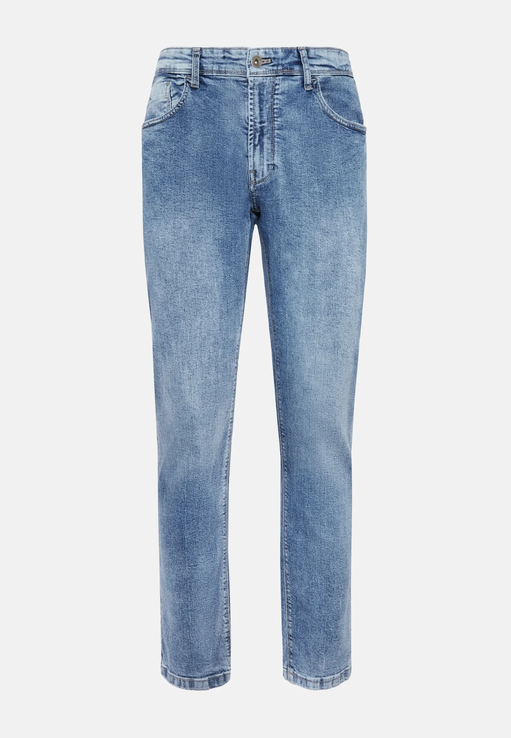 Jeans-Boggi Milano 5 Poches En Denim Clair