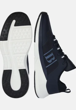 Sneakers-Boggi Milano Baskets Running En Tissu Technique bleu marine
