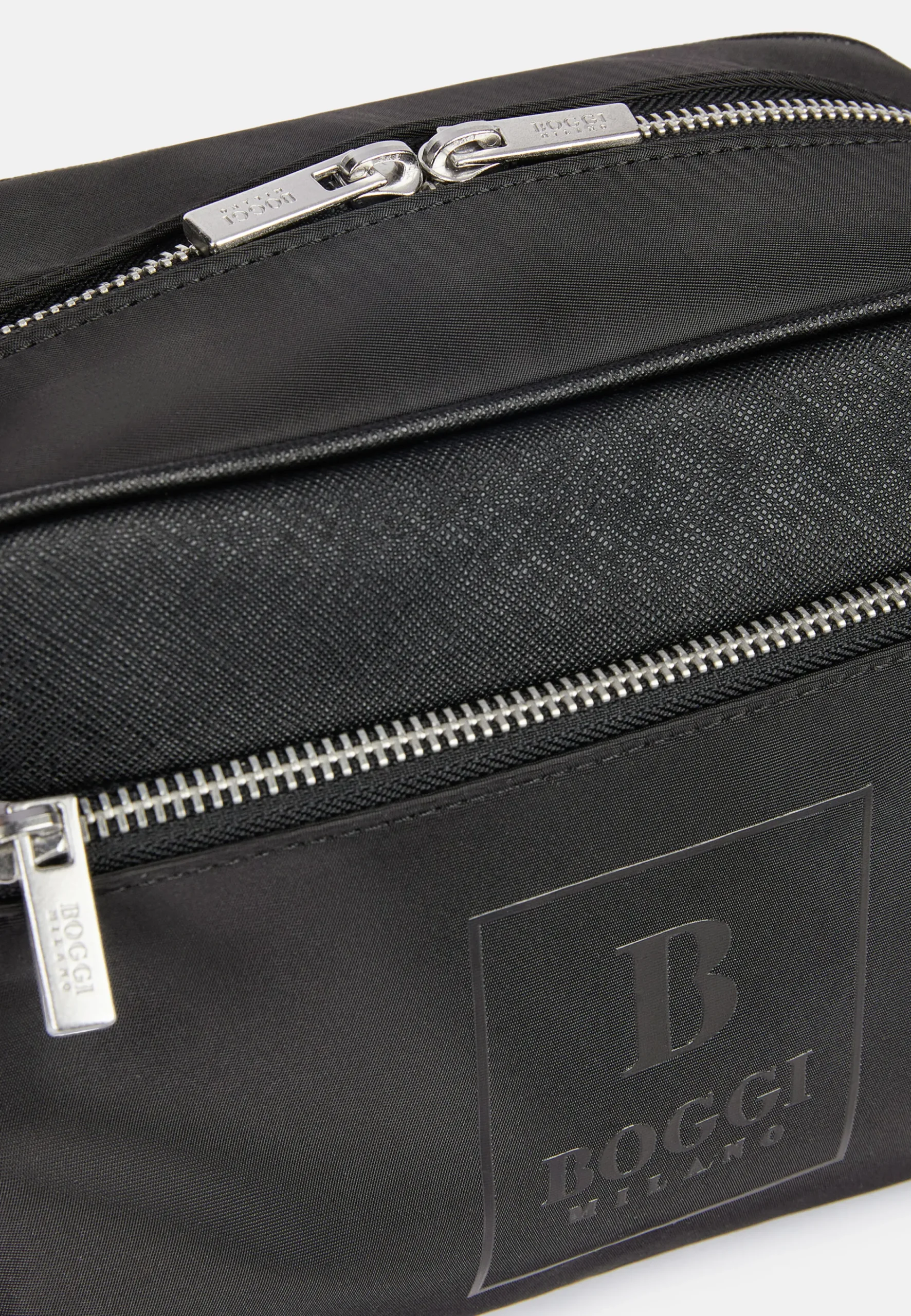 Petite Maroquinerie-Boggi Milano Beauty Case En Tissu Technique Noir