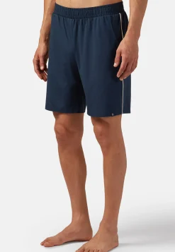 Sous-Vêtements Et Pyjamas-Boggi Milano Bermuda Pyjama En Viscose Mélangée bleu marine