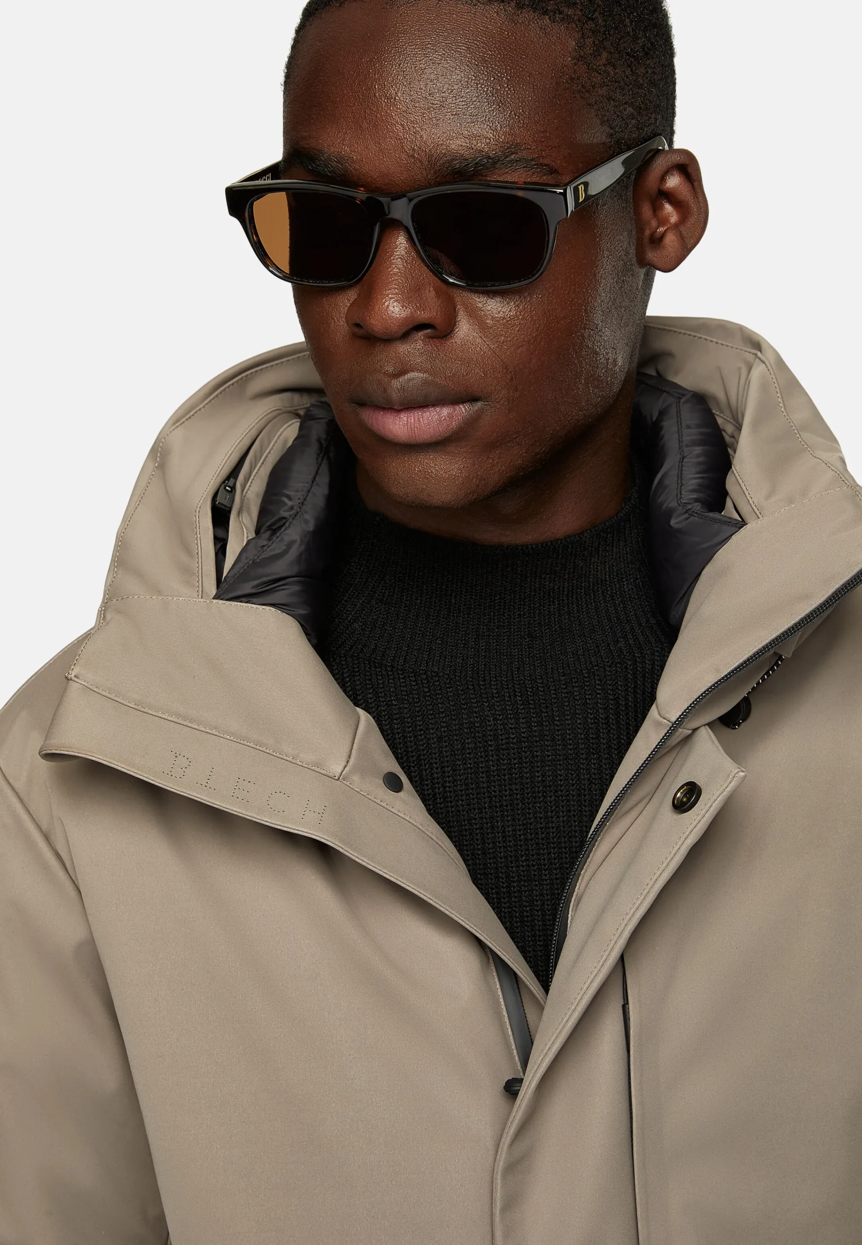 Blousons-Boggi Milano Blouson L-Block En Tissu Technique En Plume D'Oie