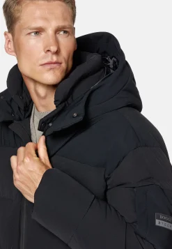 Blousons-Boggi Milano Bomber En Nylon Recyclé En Plume D'Oie BTech Noir