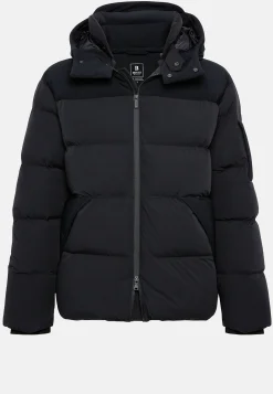 Blousons-Boggi Milano Bomber En Nylon Recyclé En Plume D'Oie BTech Noir