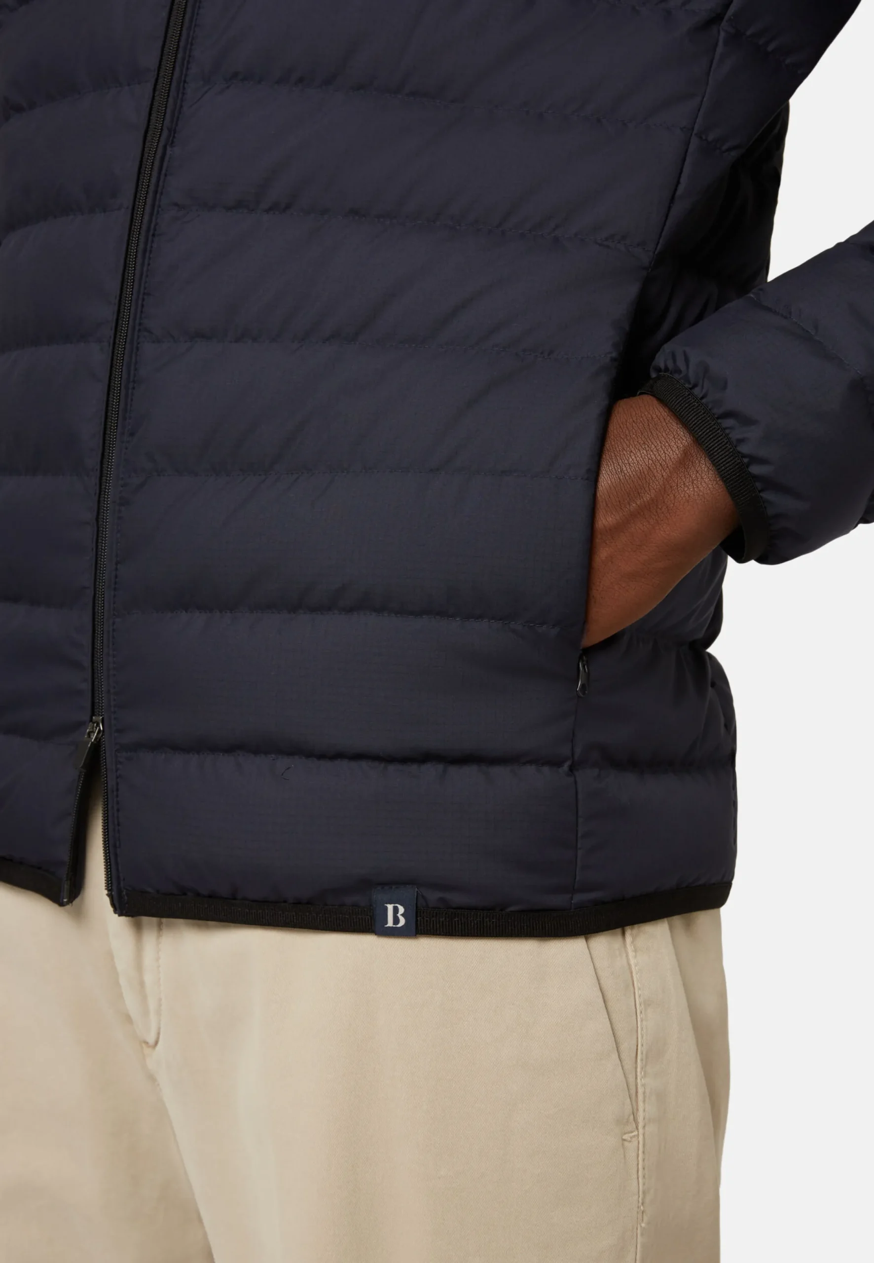 Blousons-Boggi Milano Bomber En Tissu Recyclé Et Duvet D'Oie