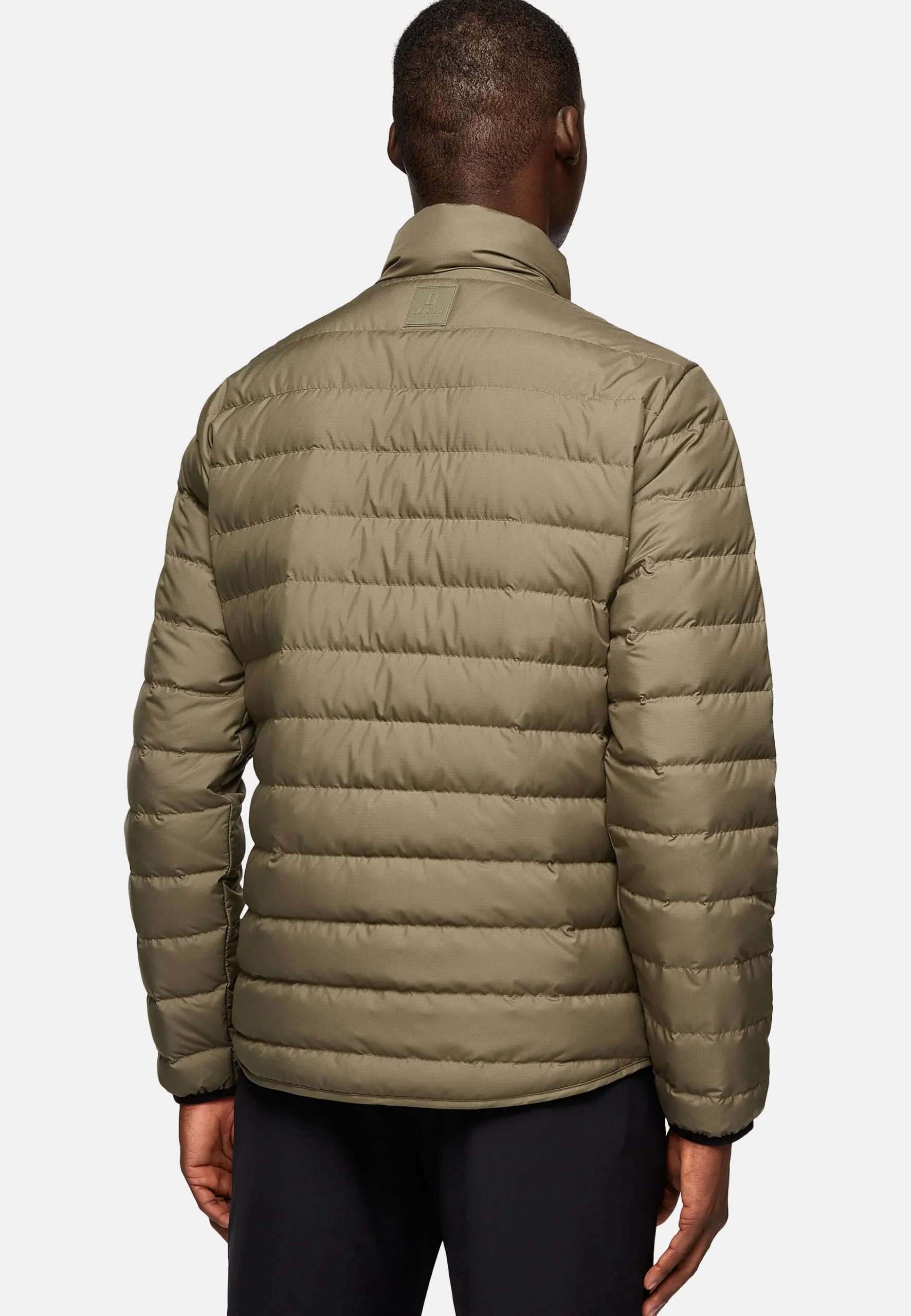 Blousons-Boggi Milano Bomber En Tissu Technique Military Green
