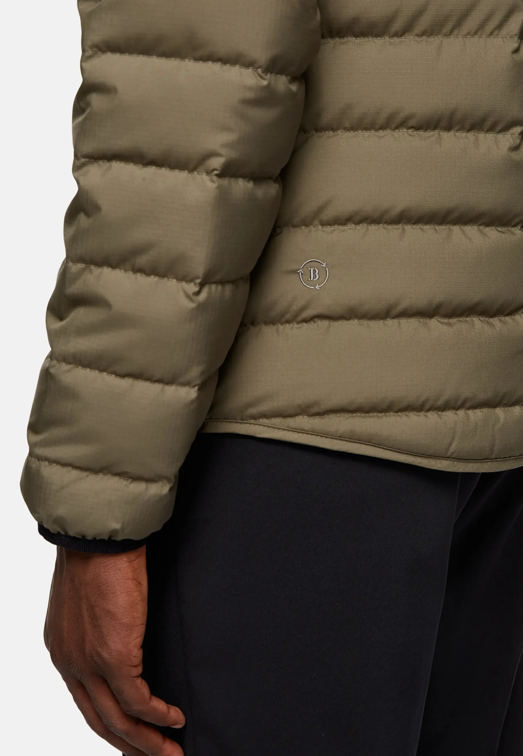Blousons-Boggi Milano Bomber En Tissu Technique Military Green