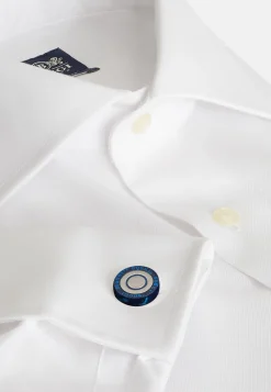 Boutons De Manchette-Boggi Milano Boutons De Manchette Ronds Et Contrastés Bleu