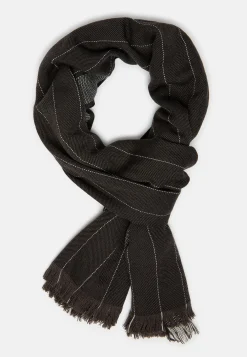 Echarpes-Boggi Milano Écharpe À Chevrons En Laine