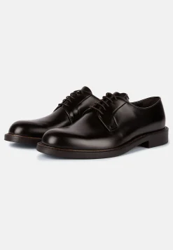 Classiques-Boggi Milano Chaussures Derbies En Cuir Marron