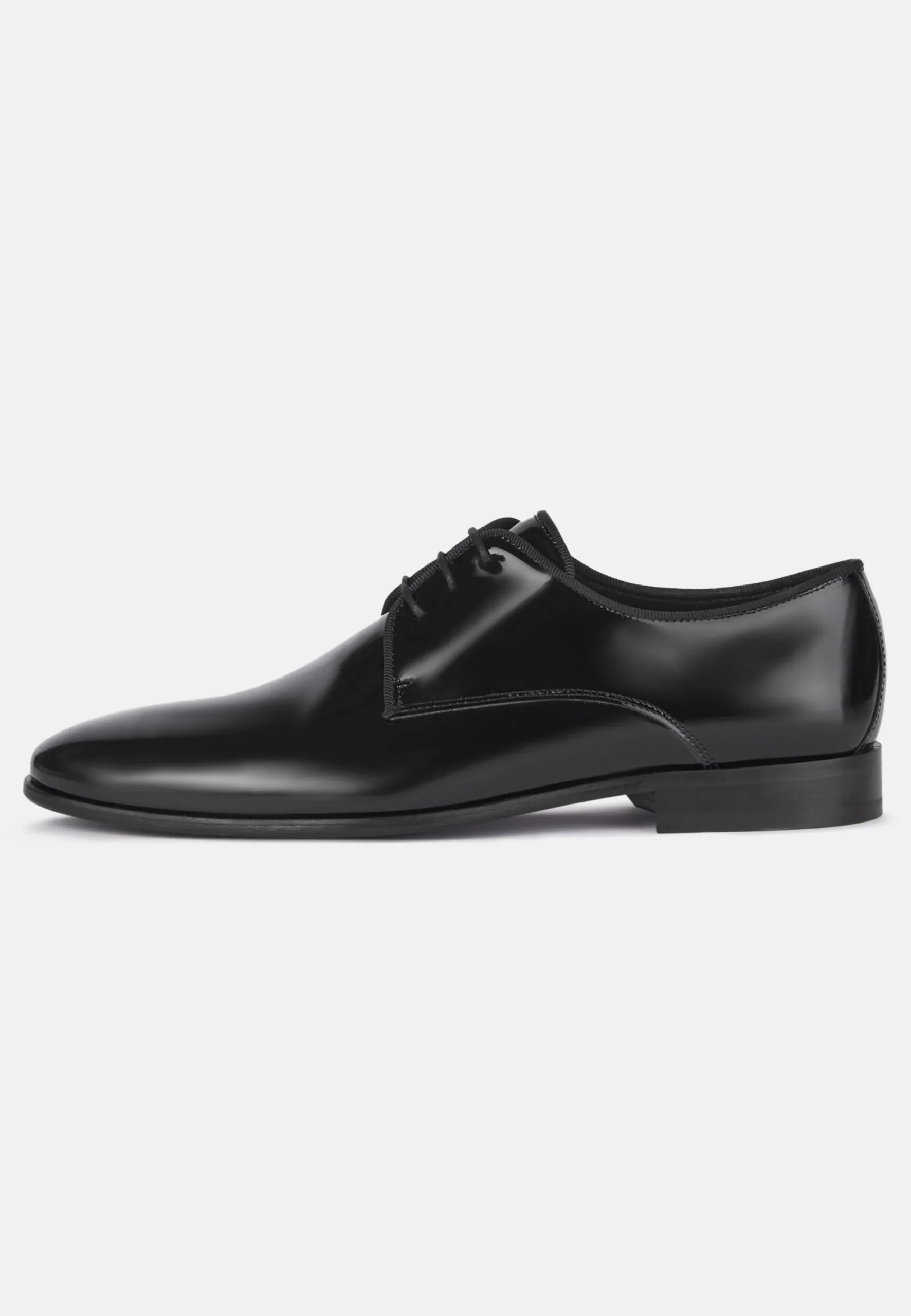 Classiques-Boggi Milano Chaussures Derby En Cuir Noir