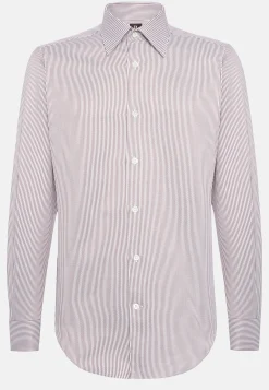 Chemises Habillées-Boggi Milano Chemise À Rayures En Coton Regular Fit