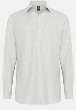 Chemises Habillées-Boggi Milano Chemise Nid D'Abeille En Coton Regular Fit