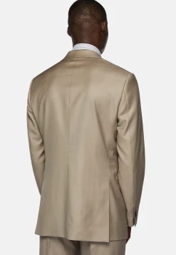 Costumes-Boggi Milano Costume Gris Tourterelle En Pure Laine Taupe