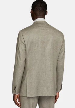 Costumes-Boggi Milano Costume Gris Tourterelle En Pure Laine Taupe