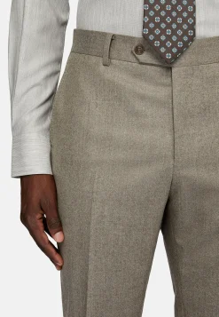 Costumes-Boggi Milano Costume Gris Tourterelle En Pure Laine Taupe