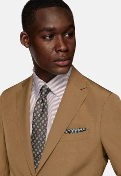 Costumes-Boggi Milano Costume En Pure Laine Noisette