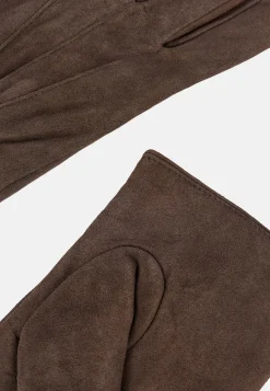 Gants-Boggi Milano Gants En Daim Marron