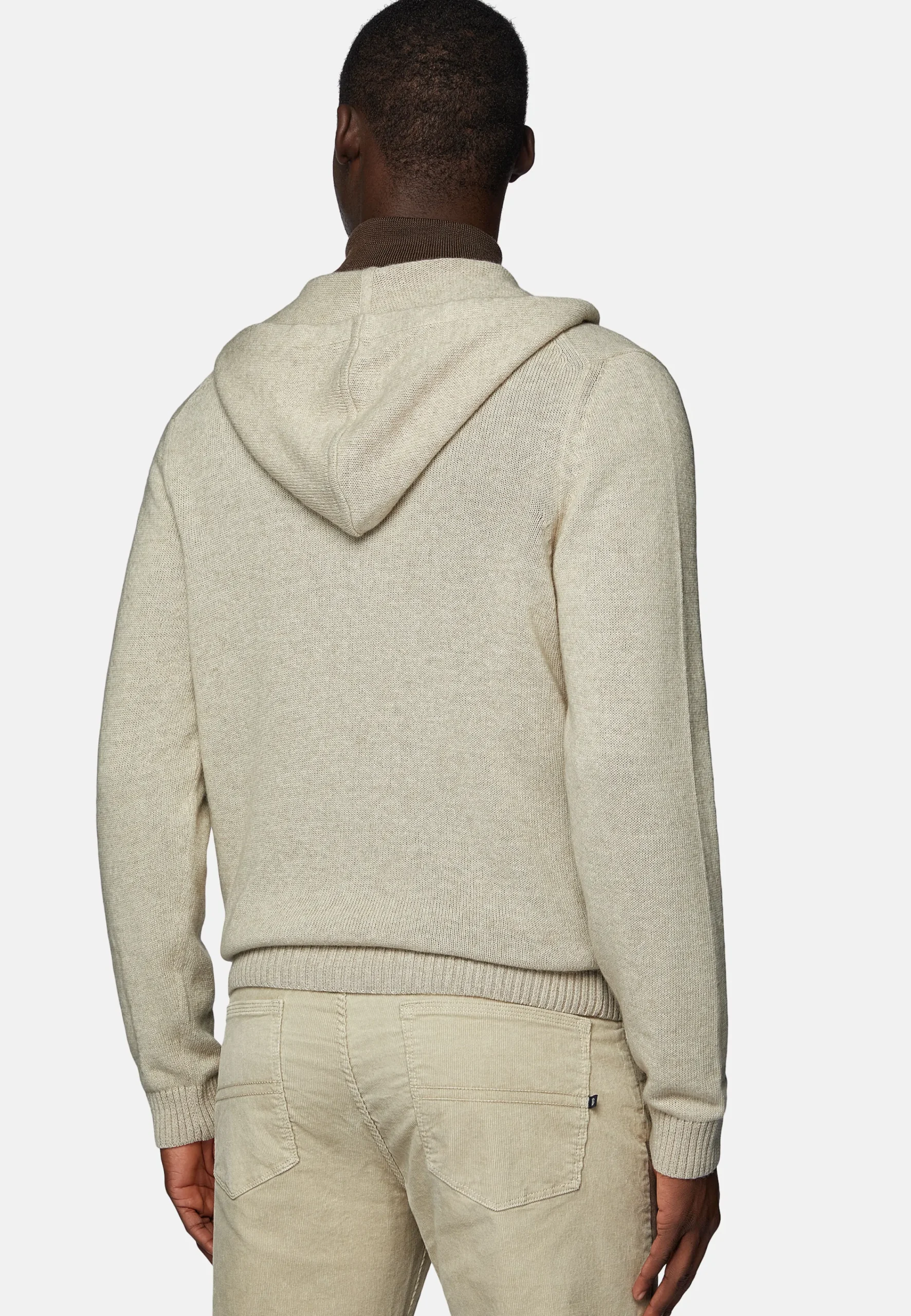 Tricots-Boggi Milano Gilet En Cachemire Mélangé Sable