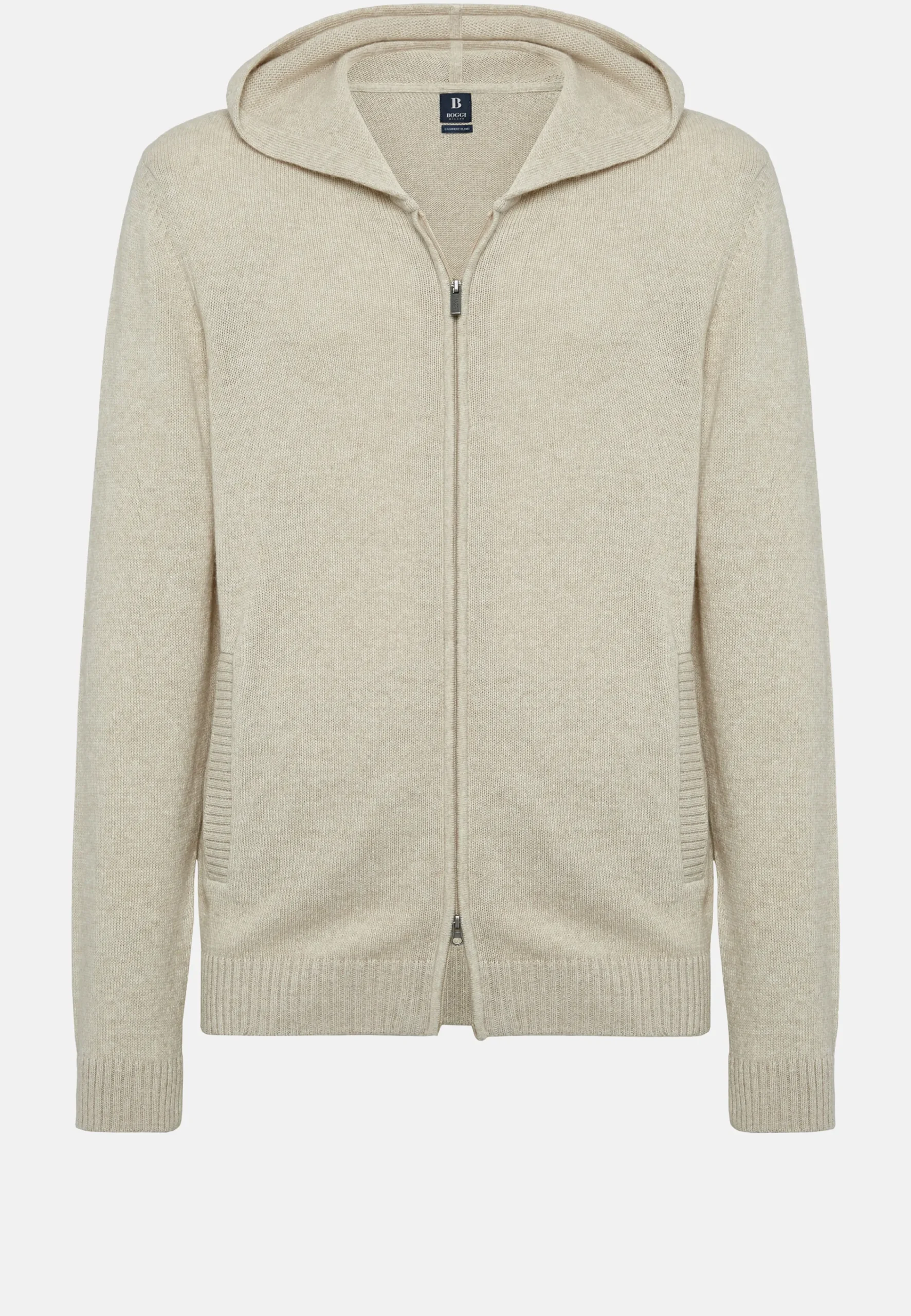 Tricots-Boggi Milano Gilet En Cachemire Mélangé Sable