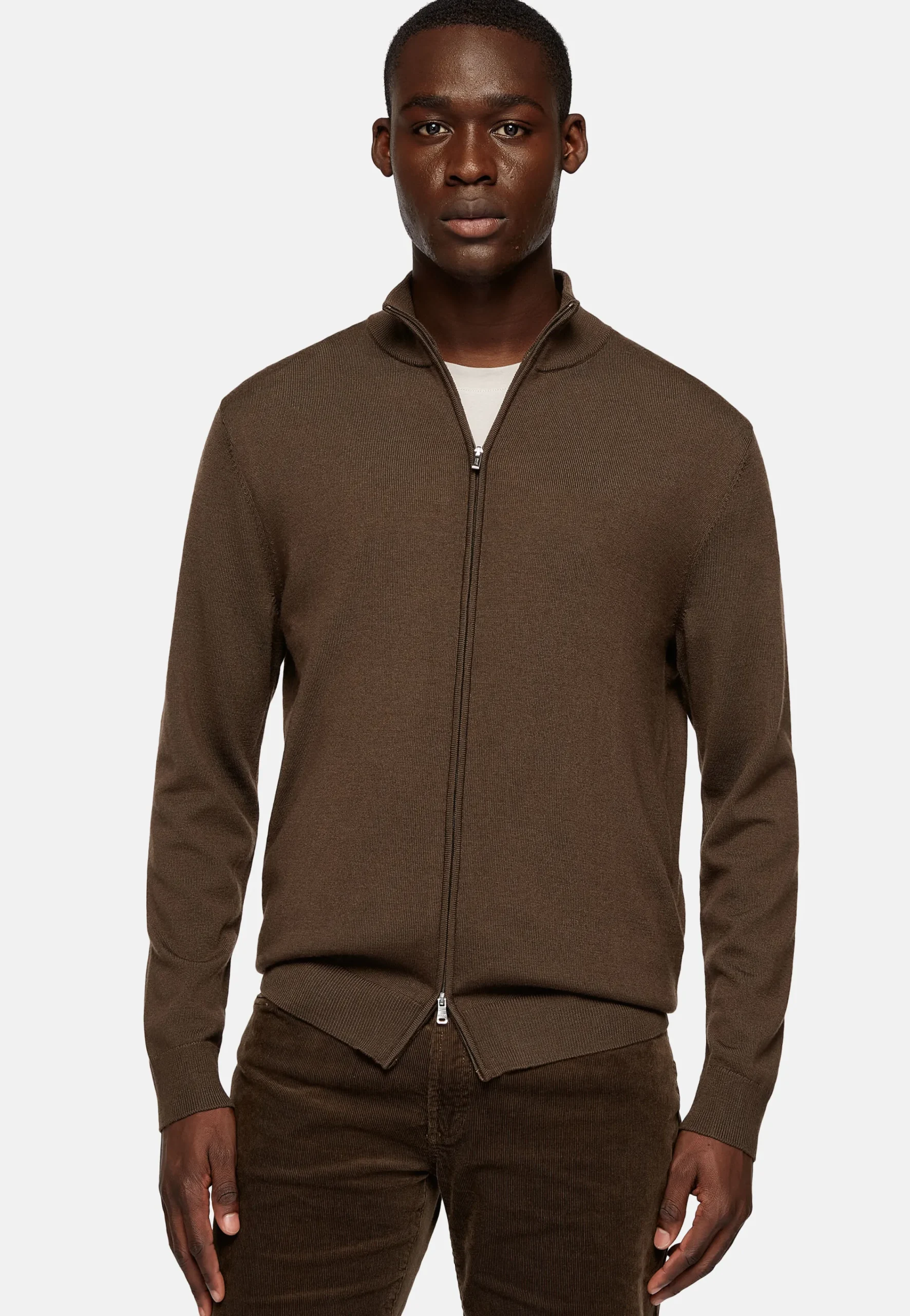 Tricots-Boggi Milano Gilet En Laine Mérinos