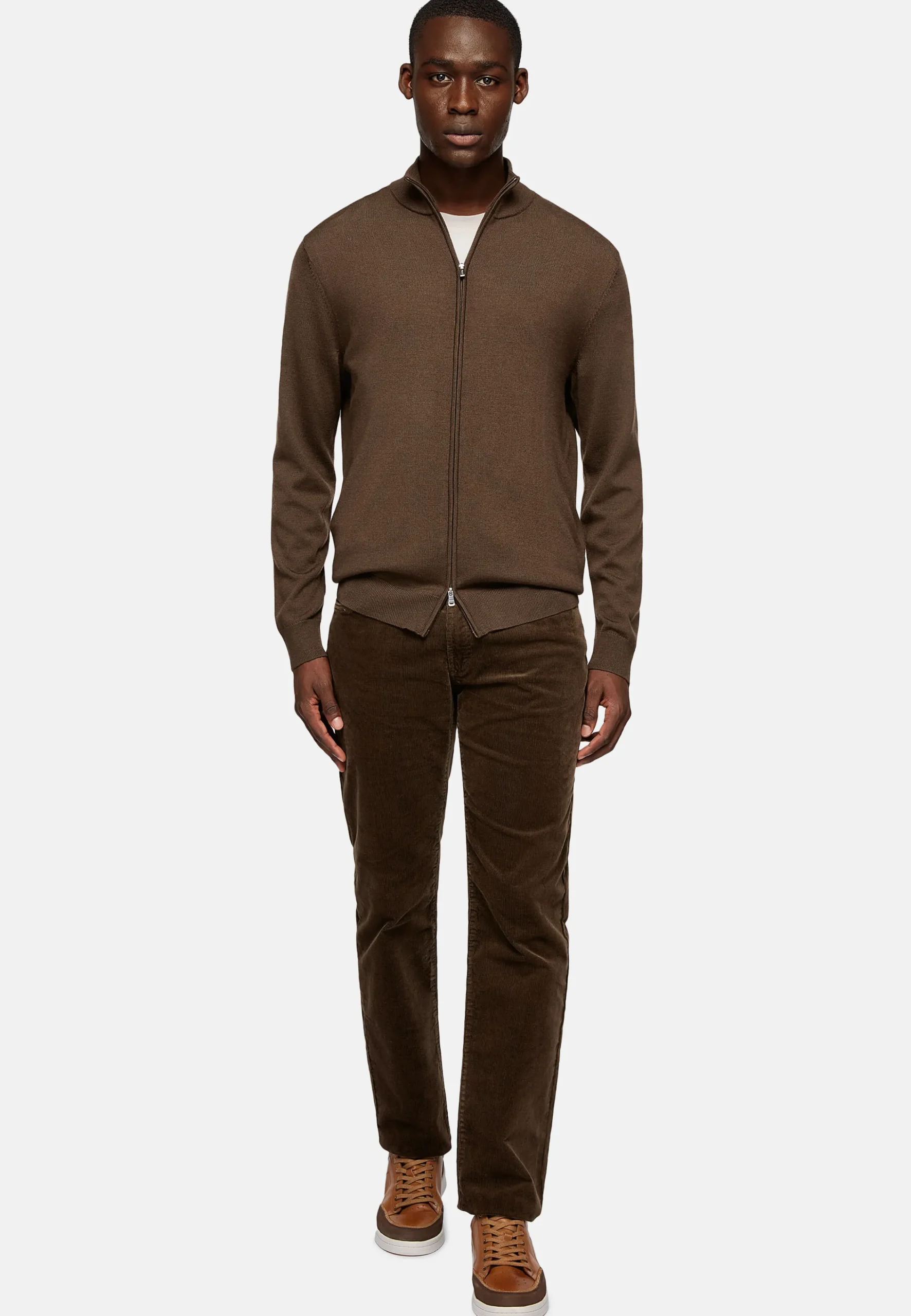 Tricots-Boggi Milano Gilet En Laine Mérinos