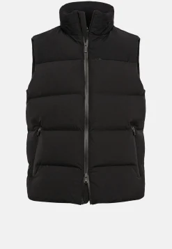 Blousons-Boggi Milano Gilet En Nylon Extensible En Plume D'Oie B Tech Noir