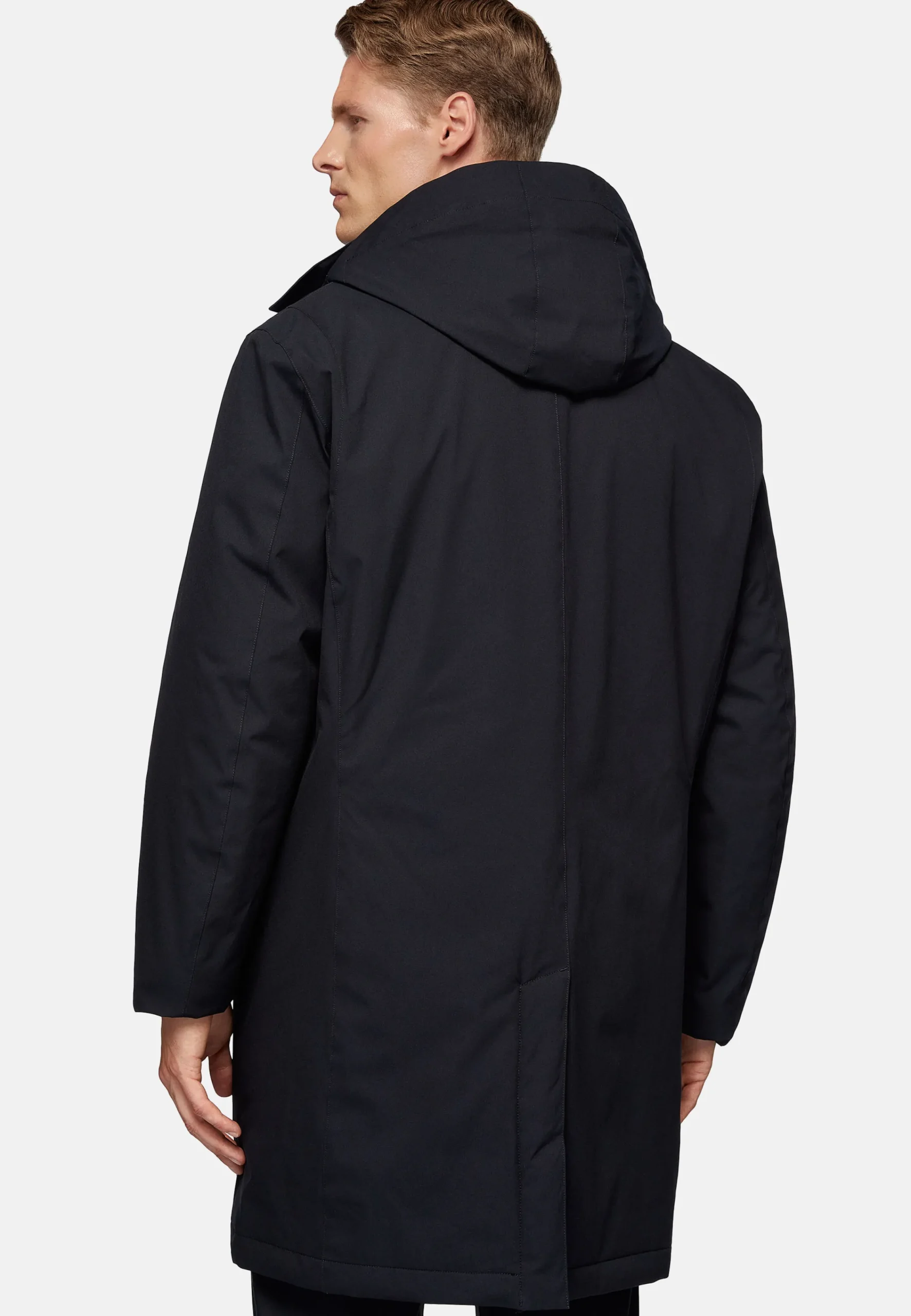 Blousons-Boggi Milano Imperméable En Nylon Extensible bleu marine