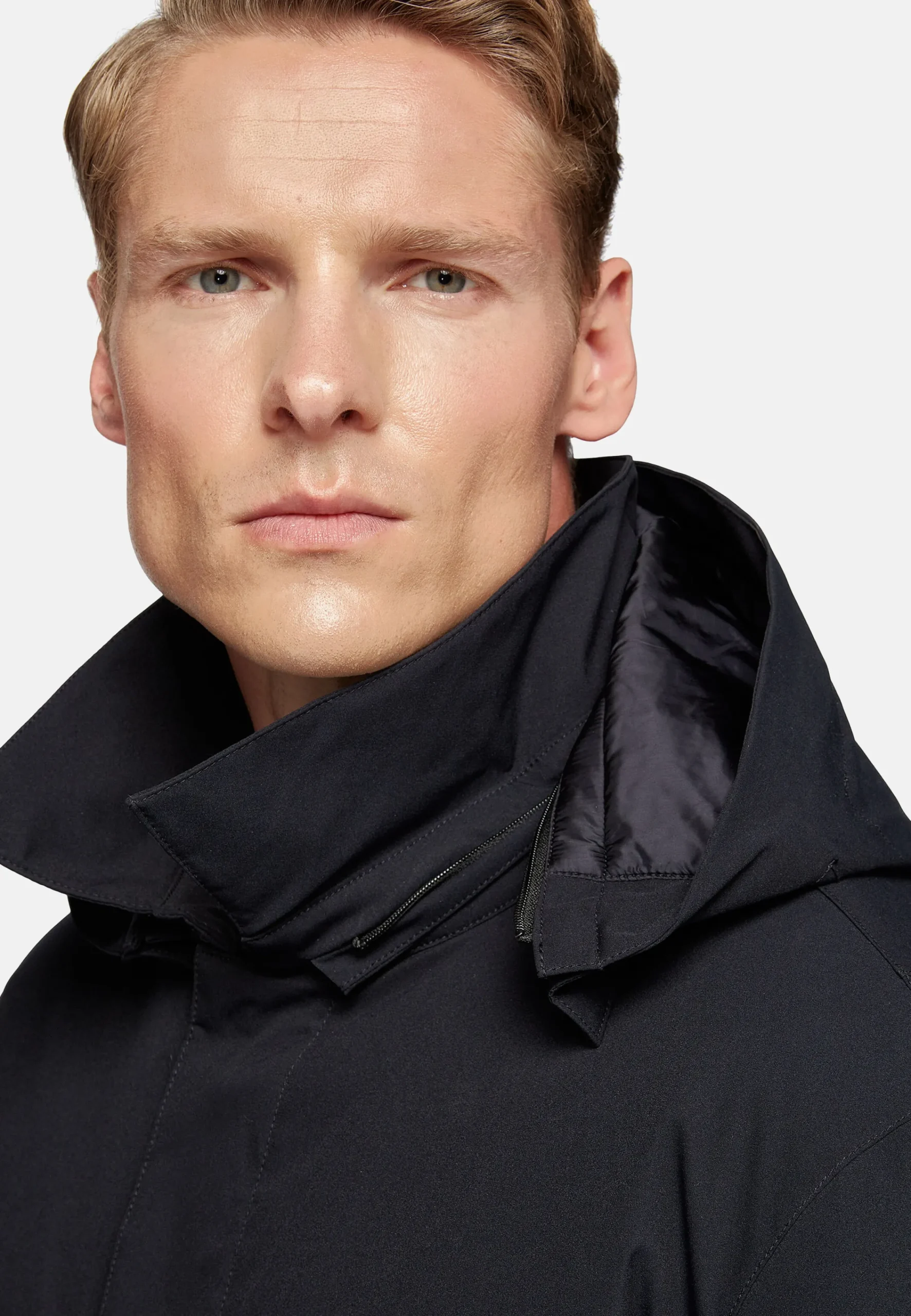 Blousons-Boggi Milano Imperméable En Nylon Extensible bleu marine