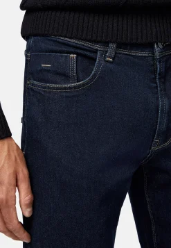 Jeans-Boggi Milano Jean En Denim Extensible Bleu Foncé