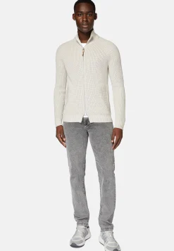 Jeans-Boggi Milano Jean En Denim Extensible Gris