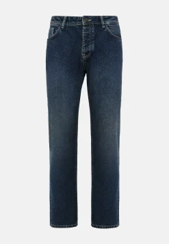 Jeans-Boggi Milano Jean En Denim Extensible Bleu Foncé