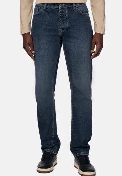 Jeans-Boggi Milano Jean En Denim Extensible Bleu Foncé