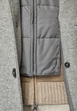 Manteaux-Boggi Milano Manteau En Jersey De Laine Avec Plastron