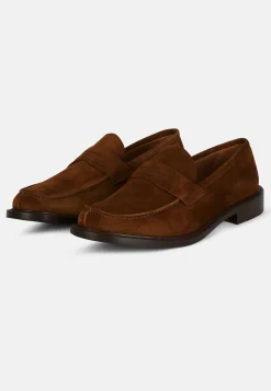 Moccasins-Boggi Milano Mocassins En Daim Marron