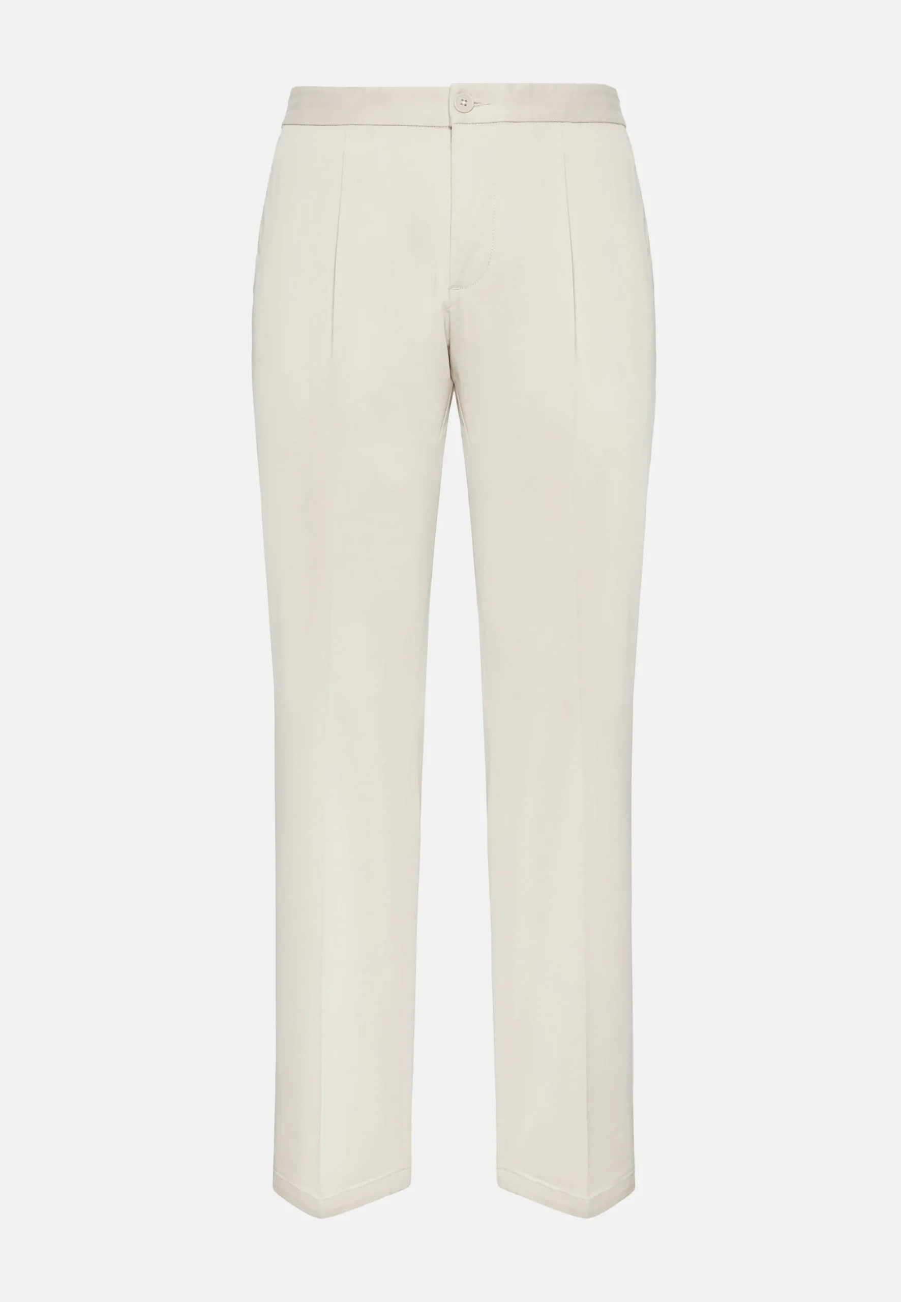 Pantalons-Boggi Milano Pantalon En Coton Avec Pinces