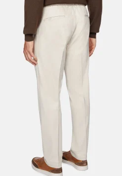 Pantalons-Boggi Milano Pantalon En Coton Avec Pinces