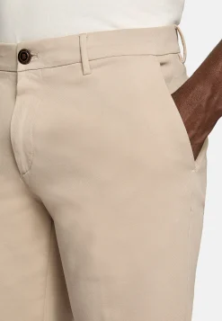 Pantalons-Boggi Milano Pantalon En Coton Extensible