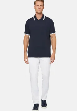 Pantalons-Boggi Milano Pantalon En Coton Extensible