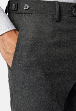 Pantalons-Boggi Milano Pantalon En Flanelle Extensible.