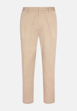 Pantalons-Boggi Milano Pantalon En Gabardine De Coton Extensible