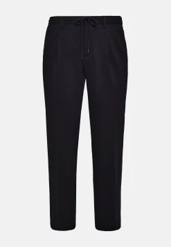 Pantalons-Boggi Milano Pantalon En Laine B Tech