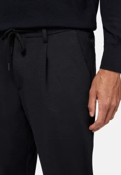 Pantalons-Boggi Milano Pantalon En Laine B Tech