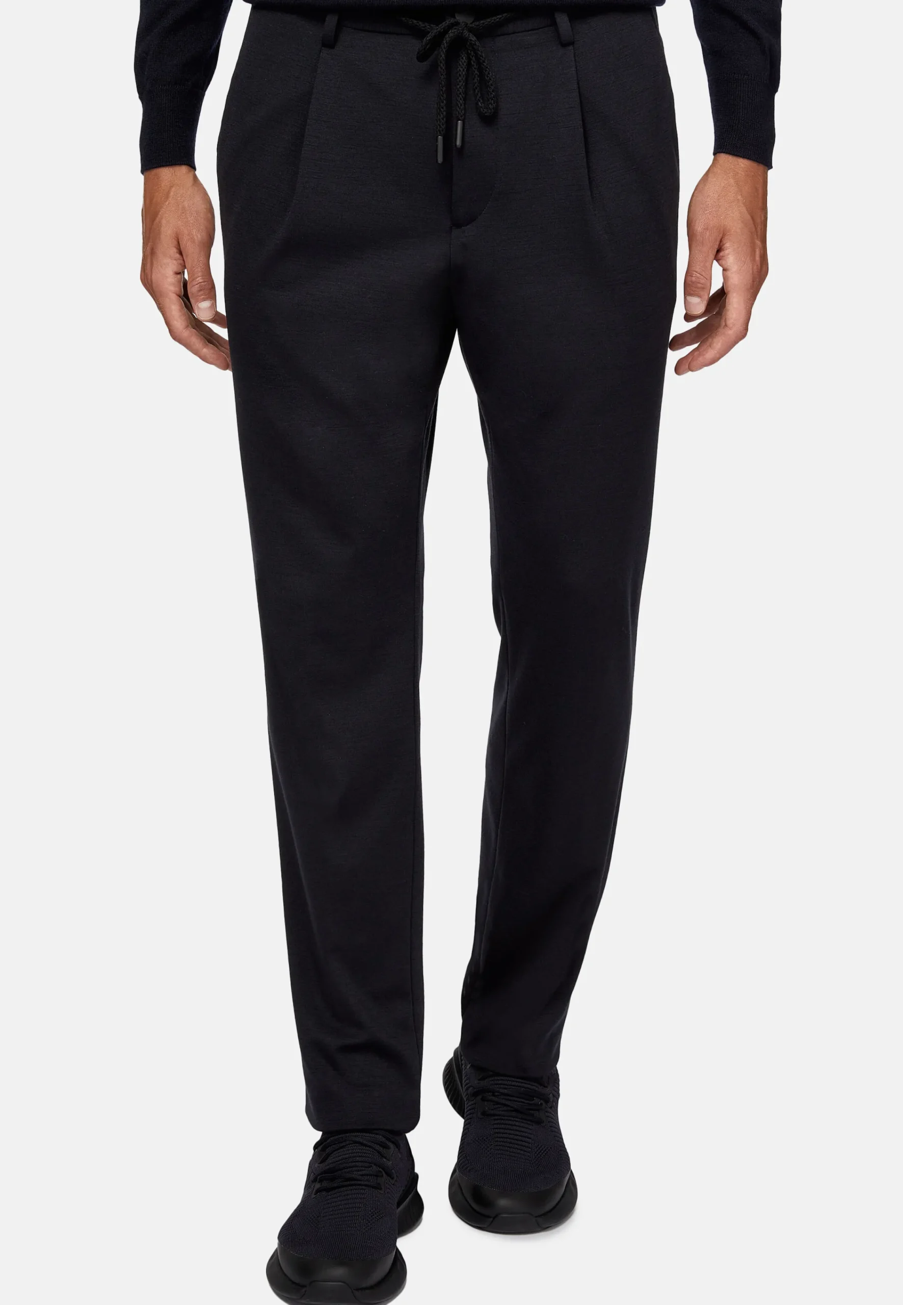 Pantalons-Boggi Milano Pantalon En Laine B Tech