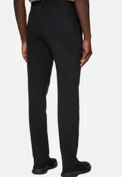 Pantalons-Boggi Milano Pantalon En Nylon Extensible B Tech Noir