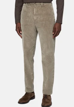 Pantalons-Boggi Milano Pantalon En Velours Extensible