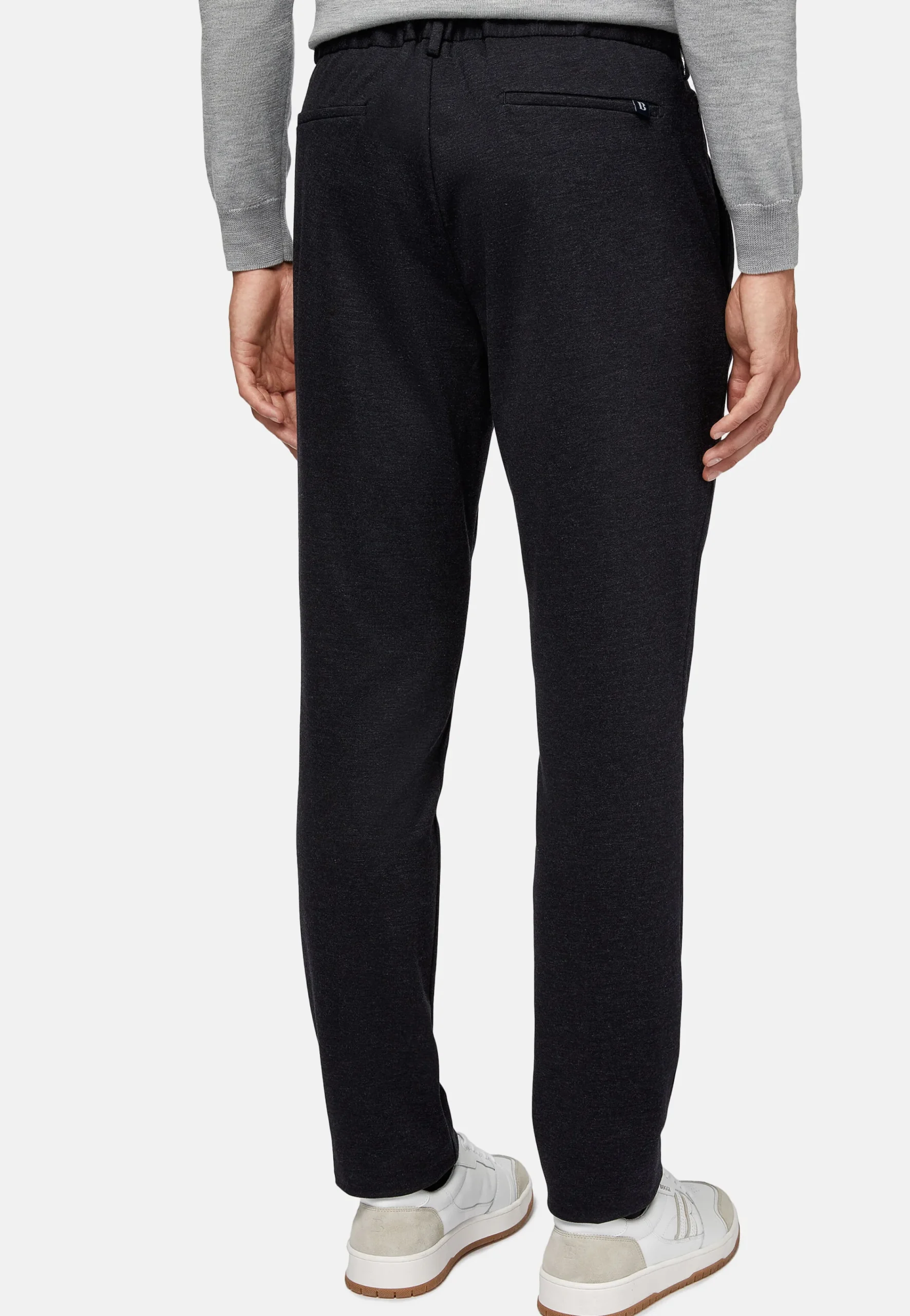 Pantalons-Boggi Milano Pantalon En Viscose Nylon Extensible