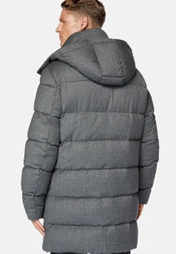Blousons-Boggi Milano Parka En Flanelle Rembourrée En Plume D'Oie