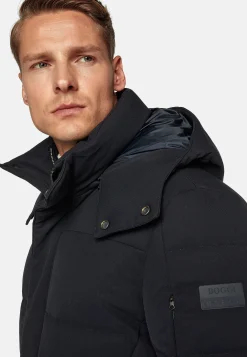Blousons-Boggi Milano Parka En Nylon En Plume D'Oie BTech bleu marine