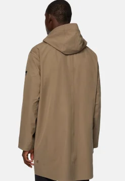 Blousons-Boggi Milano Parka En Tissu Technique Recyclé B Tech Taupe