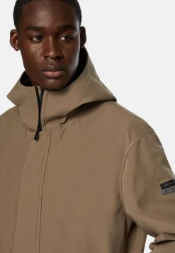 Blousons-Boggi Milano Parka En Tissu Technique Recyclé B Tech Taupe